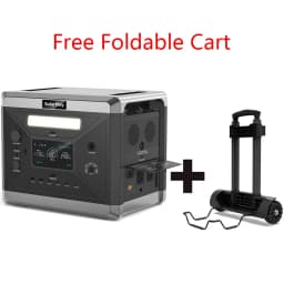 SOLARPLAY Q2501 Portable Power Station 2160Wh 220V LiFePO4 External Battery 2400W Output Solar Generator Outdoor Indoor Work Camp