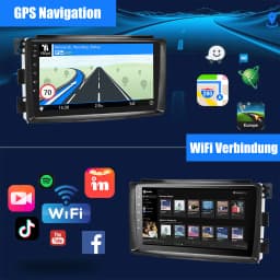 ESSGOO 9" Android 13 Car Stereo Radio Carplay/Android Auto Touchscreen GPS Nav BT RDS For Mercedes Benz Smart Fortwo 451 05-2010