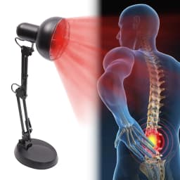 Infrared Lamp Red Light Lamp Heat Lamp Infrared Light Lamp 150 Watt Height Adjustable Red Light Therapy Device Red Light