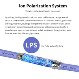 Whole House Water Softener System,Salt Free Descaler System,Big Flow Hard Water Filter Remove Scale and Chlorine For Home Office