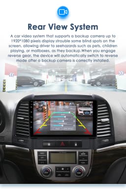 9" Hizpo 2Din Android Auto Car Radio for Hyundai Santa Fe 2 2006 - 2012 RDS DSP GPS Navigation SWC BT 4G CarPlay UI8581 System