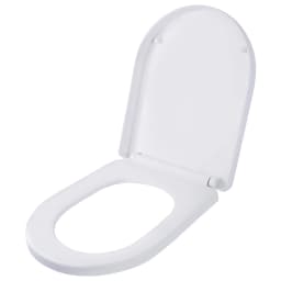 Toilet Seat, Sturdy PP Material, Soft Close, Quick Release Hinges, Antibacterial, Easy to Assemble and Clean