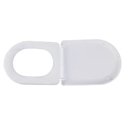 Toilet Seat, Sturdy PP Material, Soft Close, Quick Release Hinges, Antibacterial, Easy to Assemble and Clean