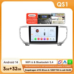 Hizpo 9inch AI Voice Car Radio For Kia Sportage 4 QI KX5 2018 - 2021 Carplay 2din GPS Navi Stereo Android Auto Multimedia Player