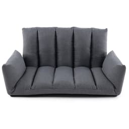 5-compartment Adjustable Backrest & Armrests Bonding chair Fold Floor Armchair with Upholstered Seat