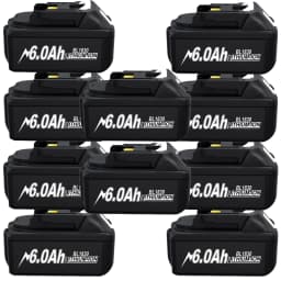 10 PCS For Makita 18V Battery Tools 6ah/9ah Replacement For Makita BL1830 BL1860 BL1890 Power Tool For Makita LXT Battery