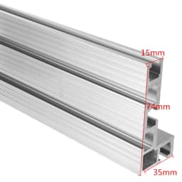 600/800mm Miter Gauge Fence T Track Slot Sliding Bracket Woodworking Profile Fence for Woodworking Router Saw Table Benche