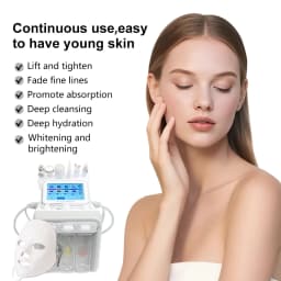 AOKO 7 in 1 H2O2 Hydro Dermabrasion Facial Machine Water Oxygen Skin Cleaning Lifting Professional Aqua Peeling Beauty Device