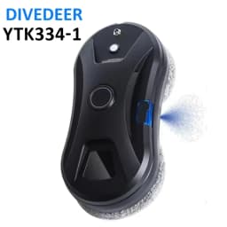 DIVEDEER Window Cleaning Robot Water Spray Ultrathin electric Window Robot Vacuum Cleaner for Home