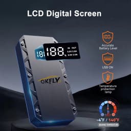 GKFLY Car Jump Starter 3000A/5000A/6000A Starting Device Power Bank Car Battery Booster Charger For Petrol Diesel Car Starter