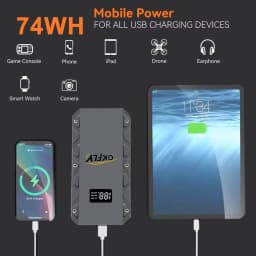 GKFLY Car Jump Starter 3000A/5000A/6000A Starting Device Power Bank Car Battery Booster Charger For Petrol Diesel Car Starter
