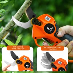S840 40mm 25V Cordless Pruner Lithium-ion Pruning Shear Efficient Electric Scissors Bonsai Electric Tree Branches Garden Tools