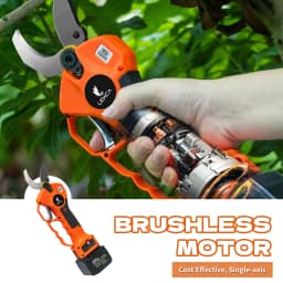 S840 40mm 25V Cordless Pruner Lithium-ion Pruning Shear Efficient Electric Scissors Bonsai Electric Tree Branches Garden Tools