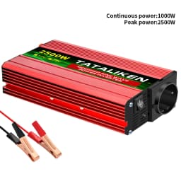 500W 1500W 2000W 2500W 3000W 4000W Modified Sine Wave Inverter Converter12V 220V 50HZ LED Voltage Display