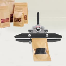 12 Inch Sealing Machine Black/Blue Portable Sealer Heat Seal Machine Hand Held Crimp Sealer for Plastic Poly Cookie Bags