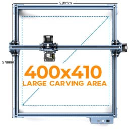 SCULPFUN S9 Pro 10W Laser Engraver Wood Acrylic Engraving Cutting Machine 400x410mm EU Fast Focusing Design