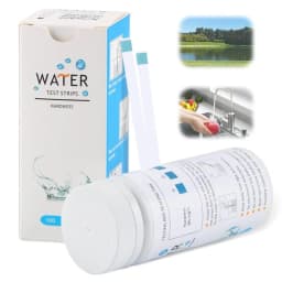 Wasserhärte Teststreifen, 100 Wasserhärte Messen, Wasserhärte Test, Härtegrad Wasser Messen für Haus,