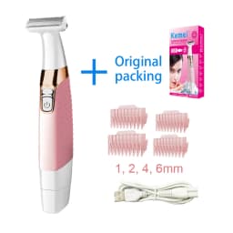 Kemei 1900 Rechargeable Electric Shaver Beard Shaver Electric Razor Body Trimmer Men Shaving Machine Hair Trimmer Face Care