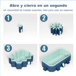 Family Pool Foldable Outdoor Large Swimming Pool Summer Water Party Non-Inflatable Swimming Pool for Outdoor Garden