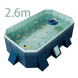 Family Pool Foldable Outdoor Large Swimming Pool Summer Water Party Non-Inflatable Swimming Pool for Outdoor Garden