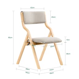 Sobuy Fst40 Folding Chair Dining Chair Kitchen Chair with Padded Seat and Backrest