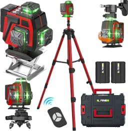 4D 16 Line 360° Self Leveling Laser Level With Tripod And Suitcase Horizontal And Vertical Professional Laser Level Tool