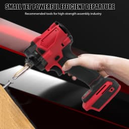Electric Cordless Wrench Brushless Screwdriver Compatible For Milwaukee M18 Battery Drill Service Tool Car Truck Repair