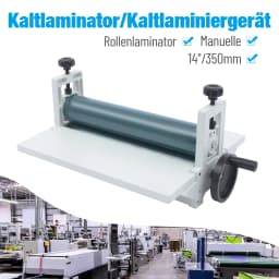 Manual l Cold Roll Rolling Machine Max Laminated 14 inches Image laminator for Posters Photo Book Cover 
