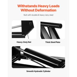 SucceBuy Hydraulic Dump Lift Kit 8/10T Dump Trailer Hydraulic Scissor Hoist Kit Hydraulic Dump Bed Kit with 12V Hydraulic Pump