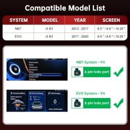 RoadTop Wireless CarPlay for BMW i3 I01 NBT EVO 2013-2020 With GPS Android Auto Mirror Link AirPlay CarPlay Autolink Function