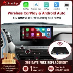 RoadTop Wireless CarPlay for BMW i3 I01 NBT EVO 2013-2020 With GPS Android Auto Mirror Link AirPlay CarPlay Autolink Function