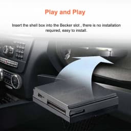 Bonroad Wireless CarPlay/Android Auto Module for Mercedes-Benz GLK-Class X204 NTG 4.5/4.7, Becker Retrofit Kit, AirPlay, MirrorLink