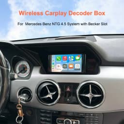 Bonroad Wireless CarPlay/Android Auto Module for Mercedes-Benz GLK-Class X204 NTG 4.5/4.7, Becker Retrofit Kit, AirPlay, MirrorLink