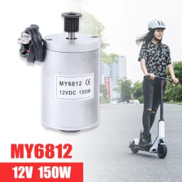 12V 150W Brushed Electric DC Motor 2750 RPM -MY6812