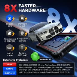 Autel MaxiCheck MK900 Obd2 Scanner Bidirectional Control Scan Tool All System Diagnostic Tools DOIP & CAN Upgrade of MK808BT