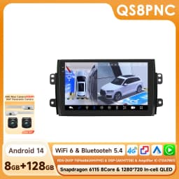 Hizpo Car Intelligent Systems Radio For Suzuki SX4 2006-2013 For Fiat Sedici 2005-2014 Carplay Android Auto Multimedia GPS 2din