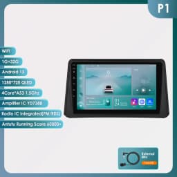 Hizpo 9' Stereo For Opel Mokka 1 2012-2016 Multimedia Player GPS Navi Stereo 2din 4G Carplay Android Head Unit WIFI RDS DSP