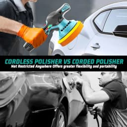 Electric Cordless Car Polisher 6 Gear Speed Adjustable Auto Polishing Machine Home Cleaning Waxing sowing Machine
