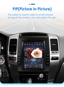 Hizpo 2 Din Android Car Radio Multimedia For Toyota Land Cruiser Prado 120 Lexus GX470 2002-2009 For Tesla Style GPS Carplay DSP