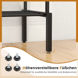 Dresses stand with 2 dresses bars, coat rack stand double with adjustable heights, freestanding metal coat stand