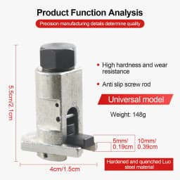 Auto Hydraulic Shock Absorber Removal Tool, Claw Ball Head Swing Arm Suspension Separator, Labor-Saving Car Disassembly Tool DIY