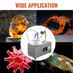 SucceBuy 180W Gem Faceting Machine Faceted Manipulator Led Light Water Pump 2800RPM Flat Gemstone Processing Jade Angle Polisher