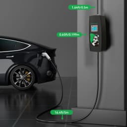 Khons 11kw Electric Car Charger 3Phase 16A Portable Charger Type2 EVSE Charging Box Cee Plug IEC62196 Electric Car Charger