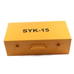 SYK-15Ton /10 Dies 16mm-101mm Hydraulic Knockout Punch Kit Hole Punch for Metal, Steel, Plastic