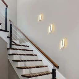 Modern White Wall Lamp 20W,LED Interior Wall Light,Warm Light 3000K Acrylic Aluminium Wall Lamp for Bedroom, Study in Hallway Livingroom