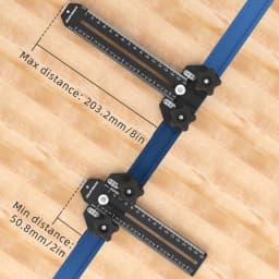 ENJOYWOOD 160mm Woodworking Thin Rip Jig Sliding Ruler Table Saw Jig Guide for Making Repetitive Narrow Thin Strip Cutting Limit