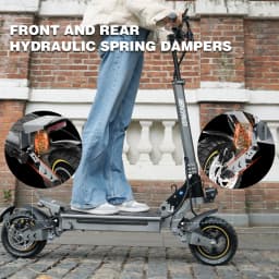 Ienyrid Ie-S1 Electric Scooter for Adult 48V15Ah Battery Auto Cruise Control System 10" Tire