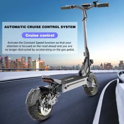 Ienyrid Ie-S1 Electric Scooter for Adult 48V15Ah Battery Auto Cruise Control System 10" Tire