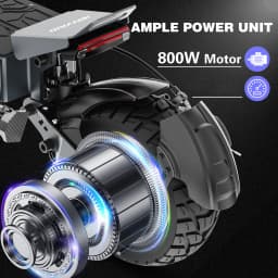 Ienyrid Ie-S1 Electric Scooter for Adult 48V15Ah Battery Auto Cruise Control System 10" Tire