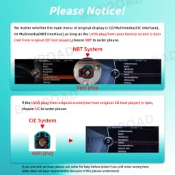 BONROAD Wireless CarPlay Android Auto Module for BMW 5 7 Series F10 F11 F07 GT F01 F02 F03 F04 X3 X4 F25 F26 With Mirror Link